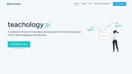 teachology.ai Website Screenshot