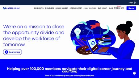 Career Circle Website Screenshot