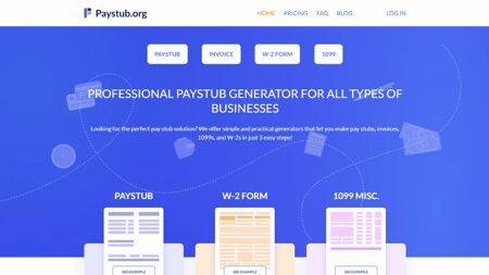 Paystub.org Website Screenshot