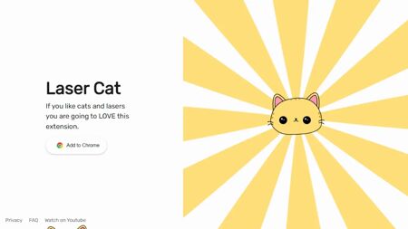 Laser Cat Website Screenshot