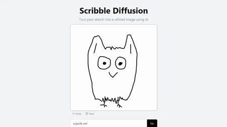 Scribble Diffusion Website Screenshot