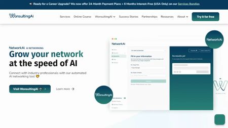NetworkAI by Wonsulting Website Screenshot