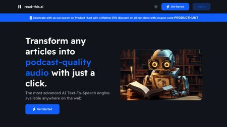 Read-this.ai Website Screenshot