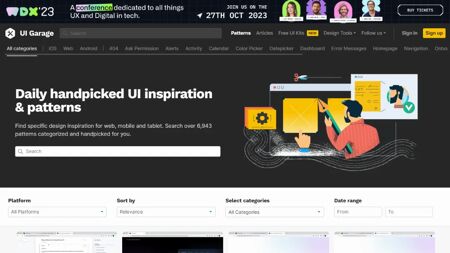 UI Garage Website Screenshot