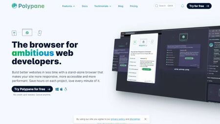 Polypane Website Screenshot