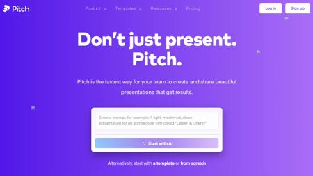 Pitch Website Screenshot