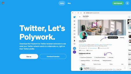 Polywork for Twitter Website Screenshot