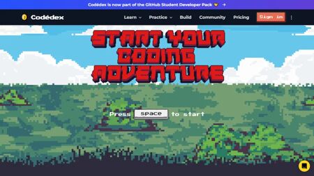 Codédex Website Screenshot