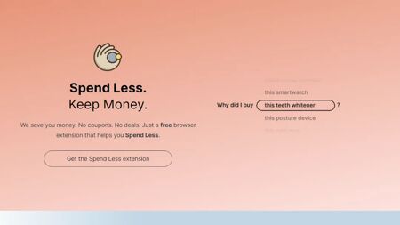 Spend Less Website Screenshot