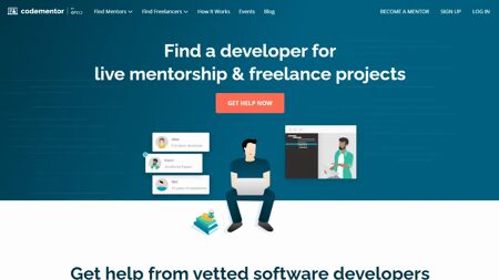 Codementor Website Screenshot
