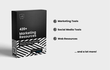 420+ Marketing Resources Website Screenshot