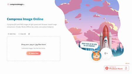 CompressImage.io Website Screenshot