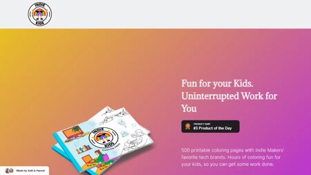 Indie Kids Website Screenshot