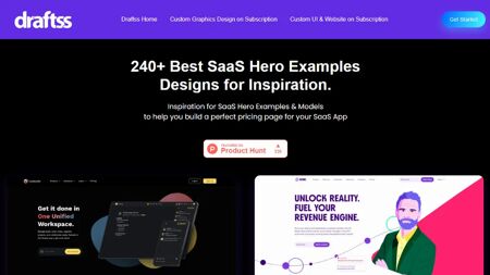 Best SaaS Hero Designs for Inspiration Website Screenshot