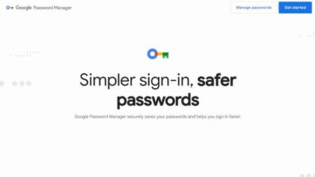 Google Password Manager Website Screenshot