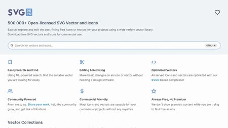 SVG Repo Website Screenshot