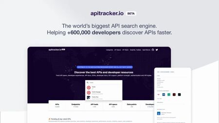 API Tracker Website Screenshot