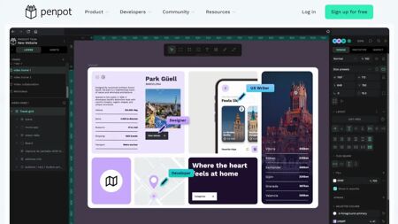 Penpot Website Screenshot