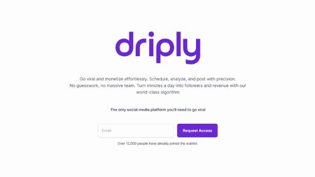 Driply Website Screenshot