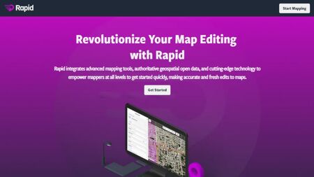 Rapid Editor Website Screenshot