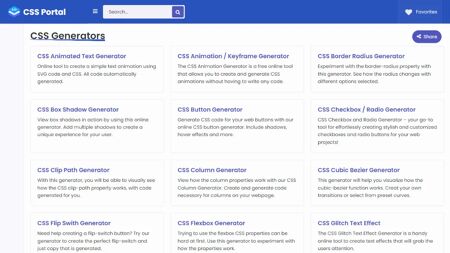 CSS Portal Website Screenshot