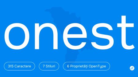 Onest font Website Screenshot