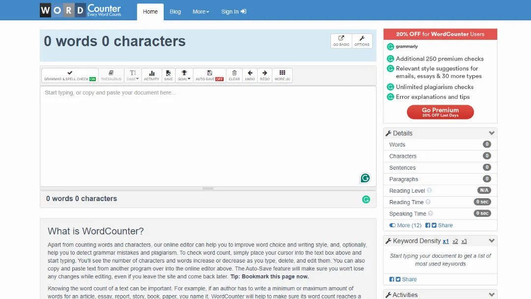 WordCounter Screenshot