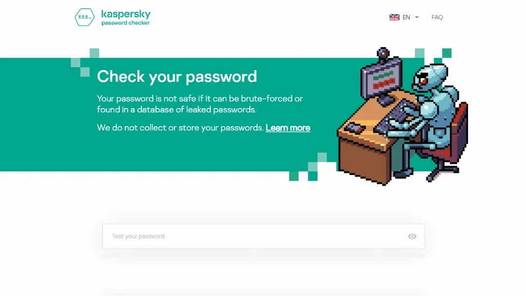 Kaspersky Password Check Screenshot