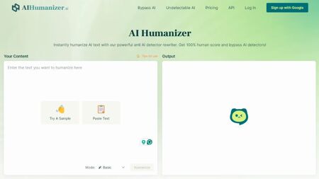 AIHumanizer.ai Website Screenshot