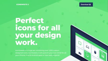 IconSweets 2 Website Screenshot