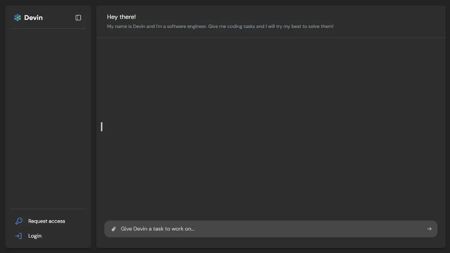 Devin Website Screenshot