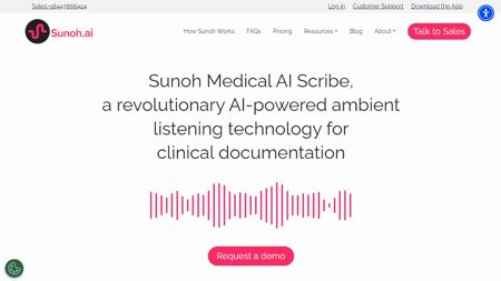 Sunoh.ai Website Screenshot