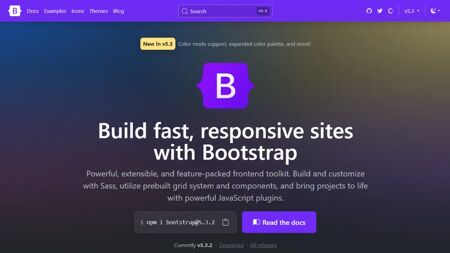 Bootstrap Website Screenshot