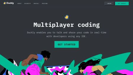Duckly Website Screenshot