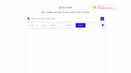 Scriber Website Screenshot