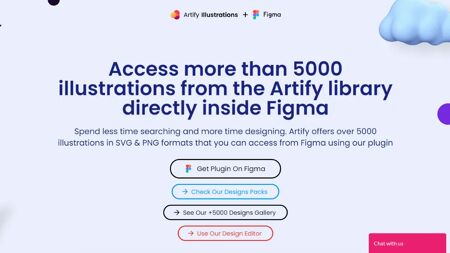 Artify Figma Plugin Website Screenshot