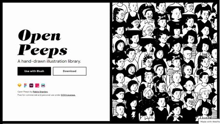 Open Peeps Website Screenshot