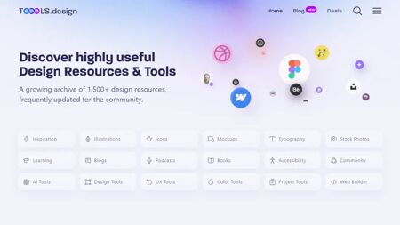 Toools.design Website Screenshot