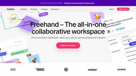 InVision Website Screenshot