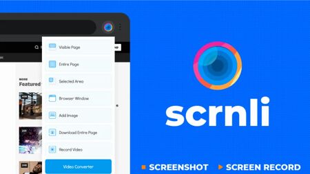 Scrnli - Screen Recorder Website Screenshot