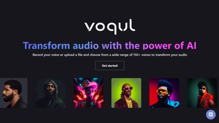 Voqul Website Screenshot