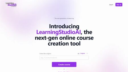 LearningStudioAI Website Screenshot