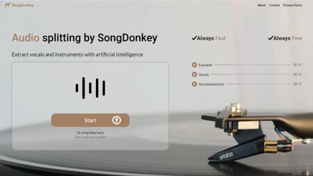 SongDonkey Website Screenshot