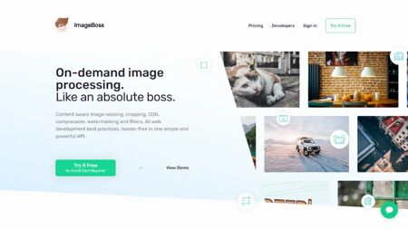 ImageBoss Website Screenshot