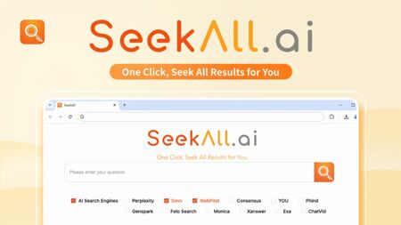 SeekAll Website Screenshot