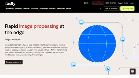 Fastly Image Optimization Website Screenshot