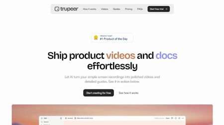 Trupeer Website Screenshot