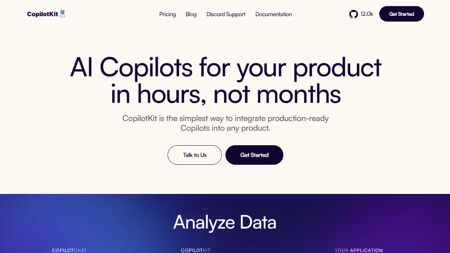 CopilotKit Website Screenshot