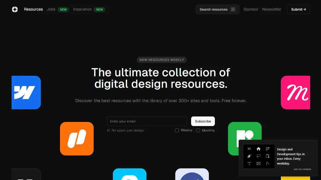 Design Resources Screenshot