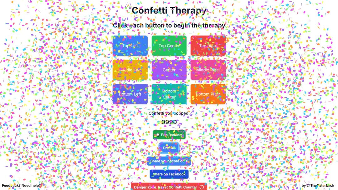 Confetti Therapy Screenshot